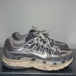 🗽 Nike P-6000 Flat Pewter White W 5.5